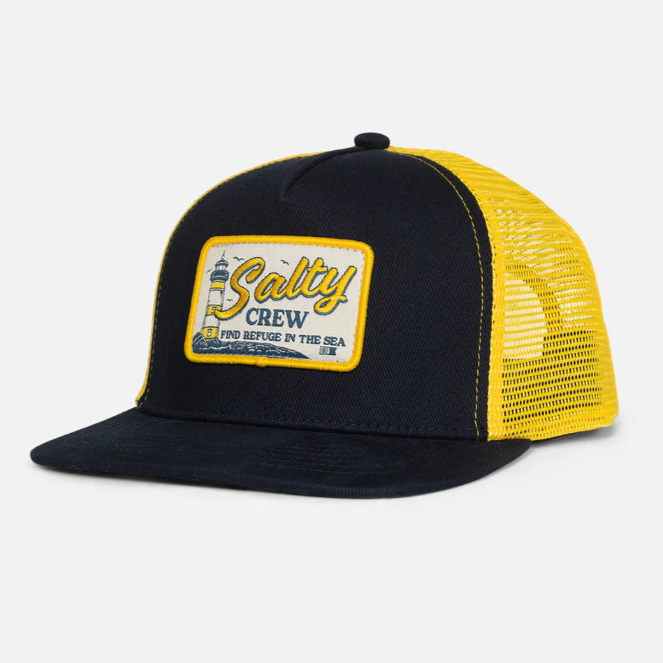 Salty Crew Boys Ashore Trucker - navy gold Boys Hat
