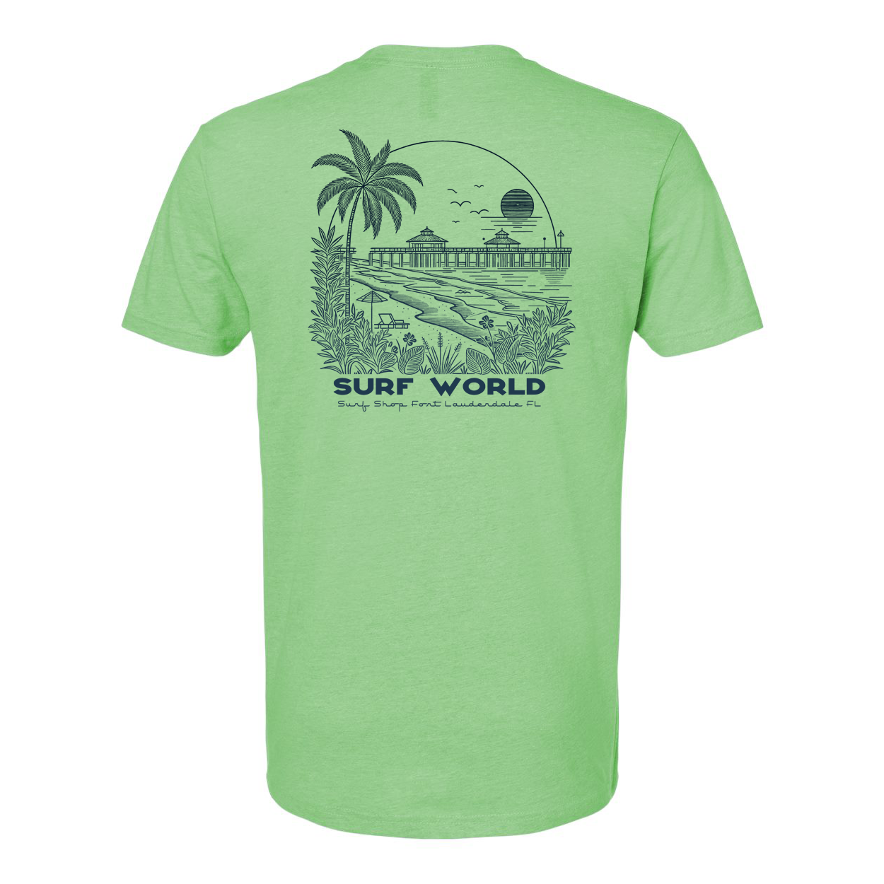 Surf World LBS Broken Pier Tee - G Green