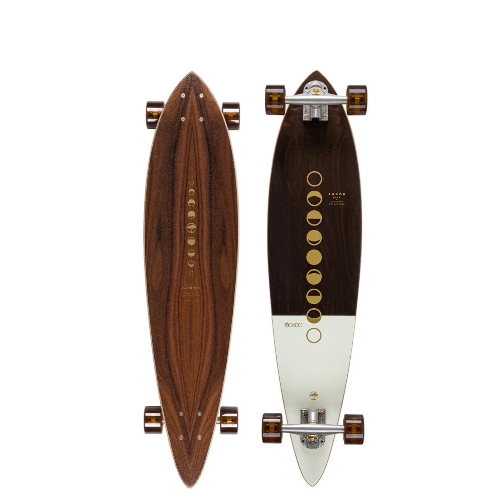 Arbor Solstice B4BC Pintail 37" Skateboard - Wood Longboard Skateboard