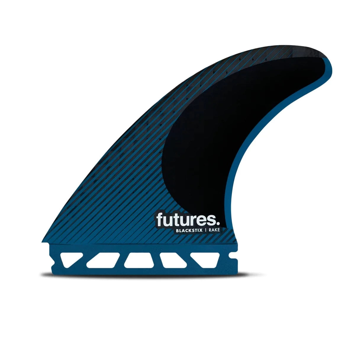 FUTURES FINS R8 Blackstix Thruster Carbon / Blue - Large Fins