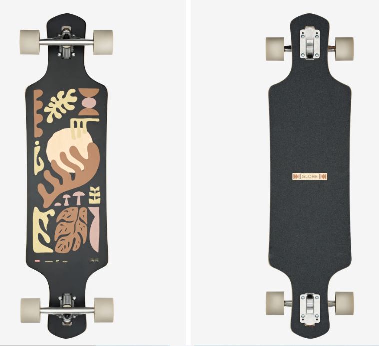 Globe Geminon 37.5" Drop Thru Skateboard - Arid Longboard Skateboard