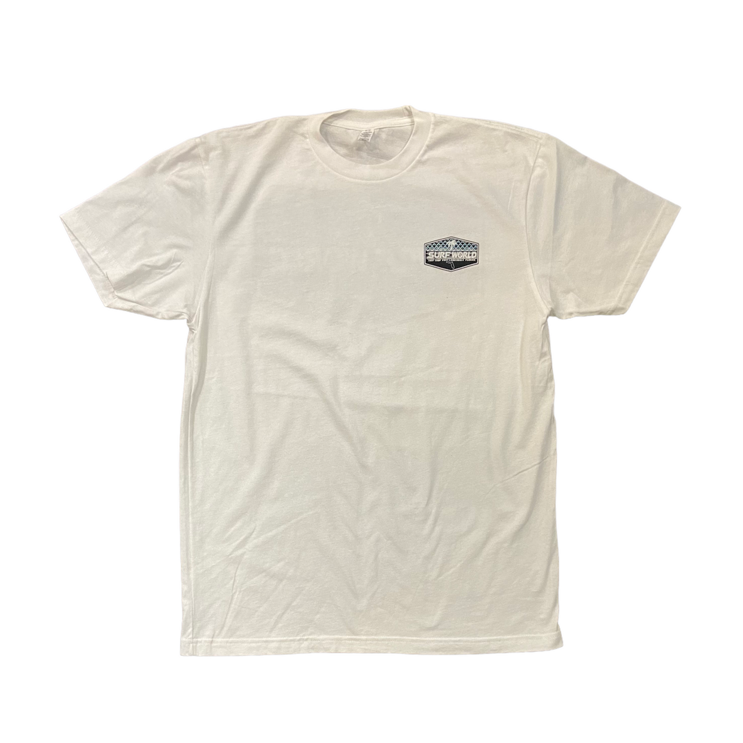 Surf World Palm Triangles 2024 Tee Florida - White Mens T Shirt