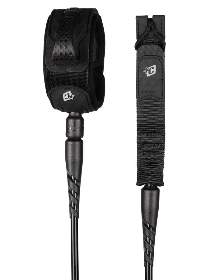 Crreatures Of Leisure Reliance 2.0 Medium Duty Surf Leash surf leash Black Black