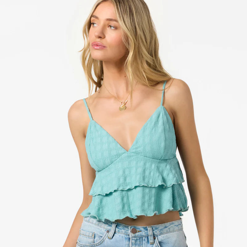 Oneill Chloey Women's Sleeveless Top - Nile Blue Womens Top