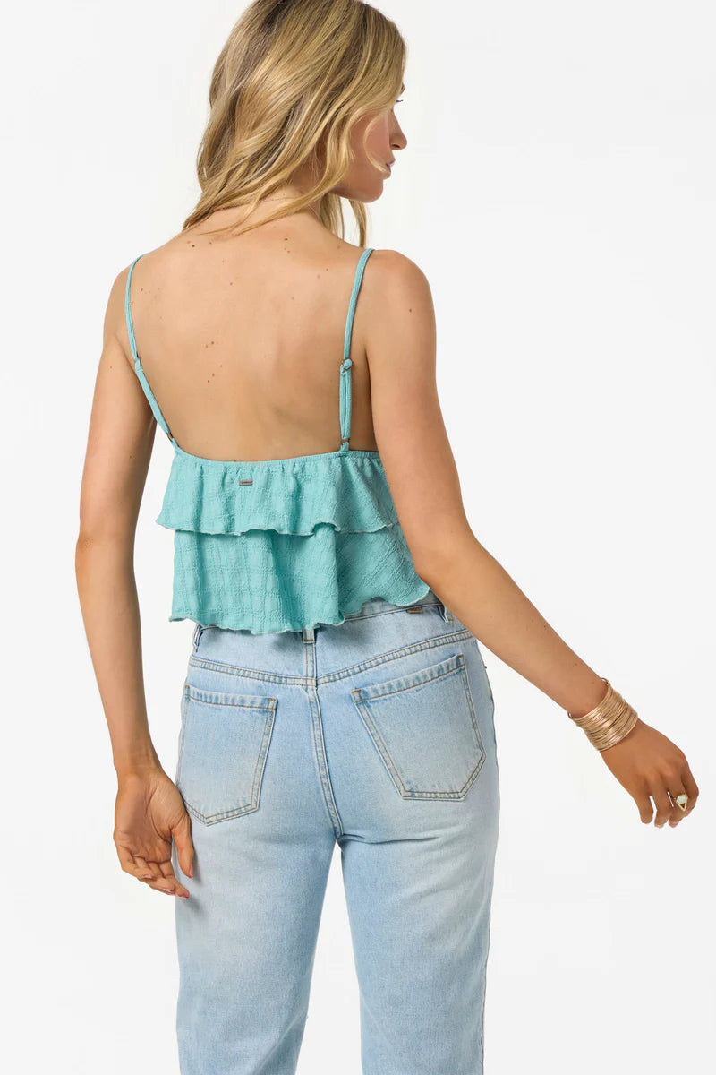 Oneill Chloey Women's Sleeveless Top - Nile Blue Womens Top