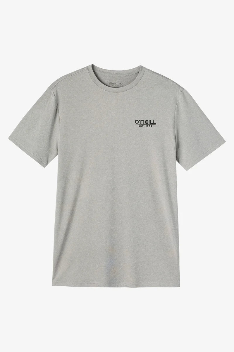 Oneill Trvlr Isle Rashguard UPF SS Tee - Heather Rashguard Sun Protection