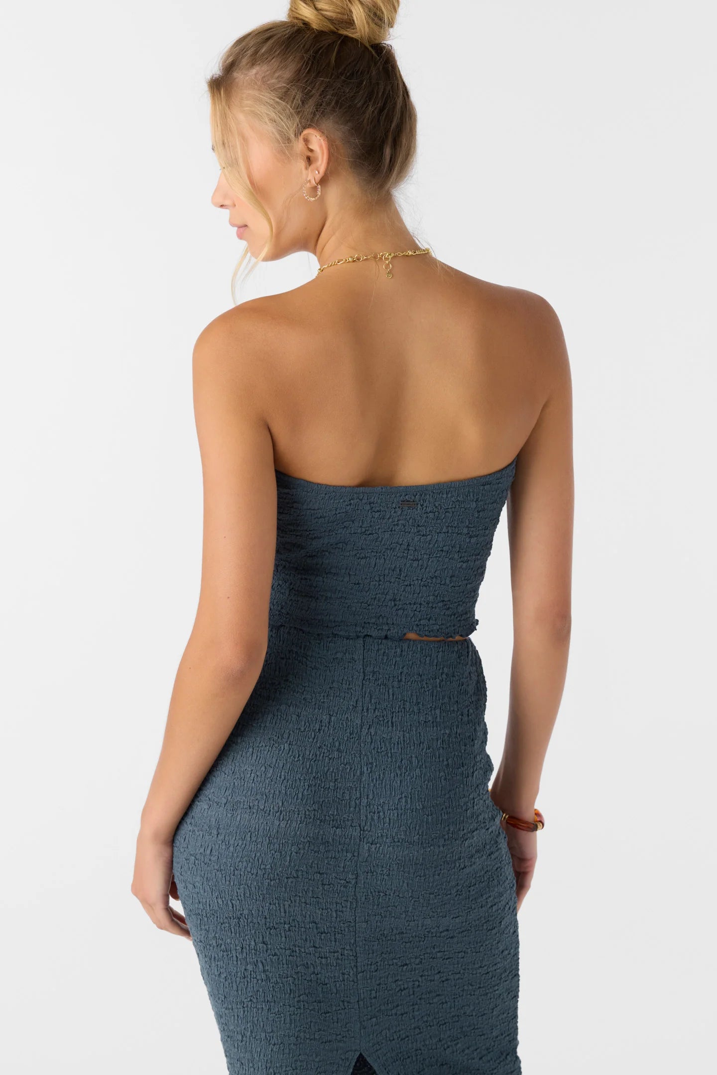 Oneill Terra Women's Sleeveless Tube Top - Slate Womens Top