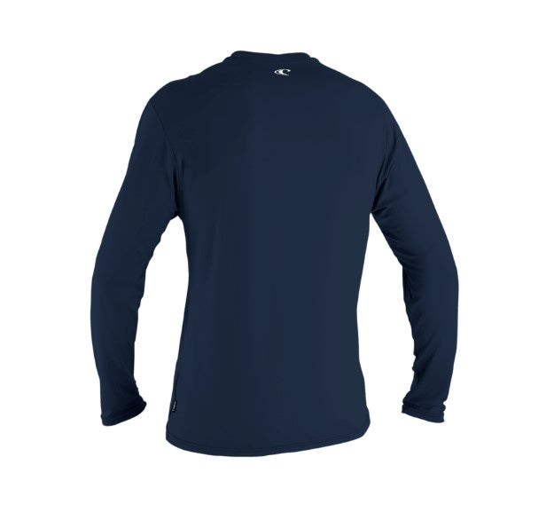 Oneill Men's BASIC SKINS 50+ L/S SUN SHIRT - Navy 5719 Rashguard Sun Protection