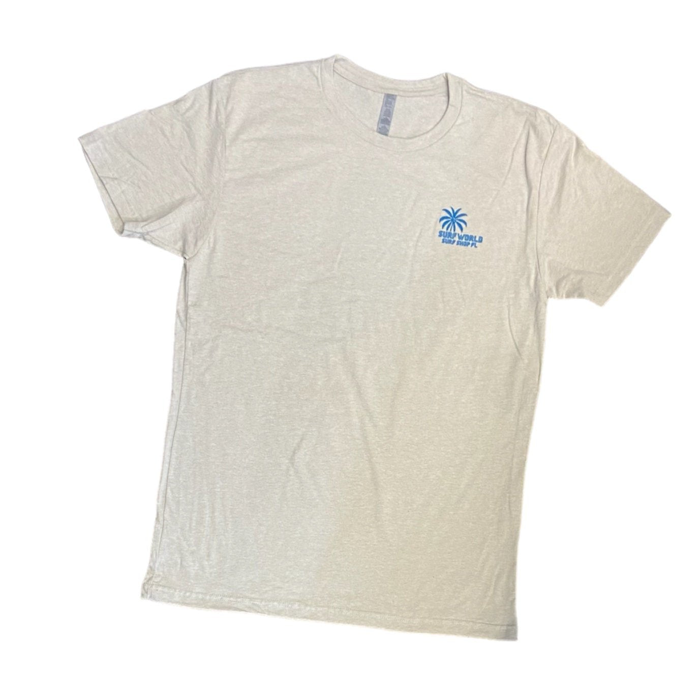 Surf World Deep Roots Tee Shirt - Heather Tan Mens T Shirt