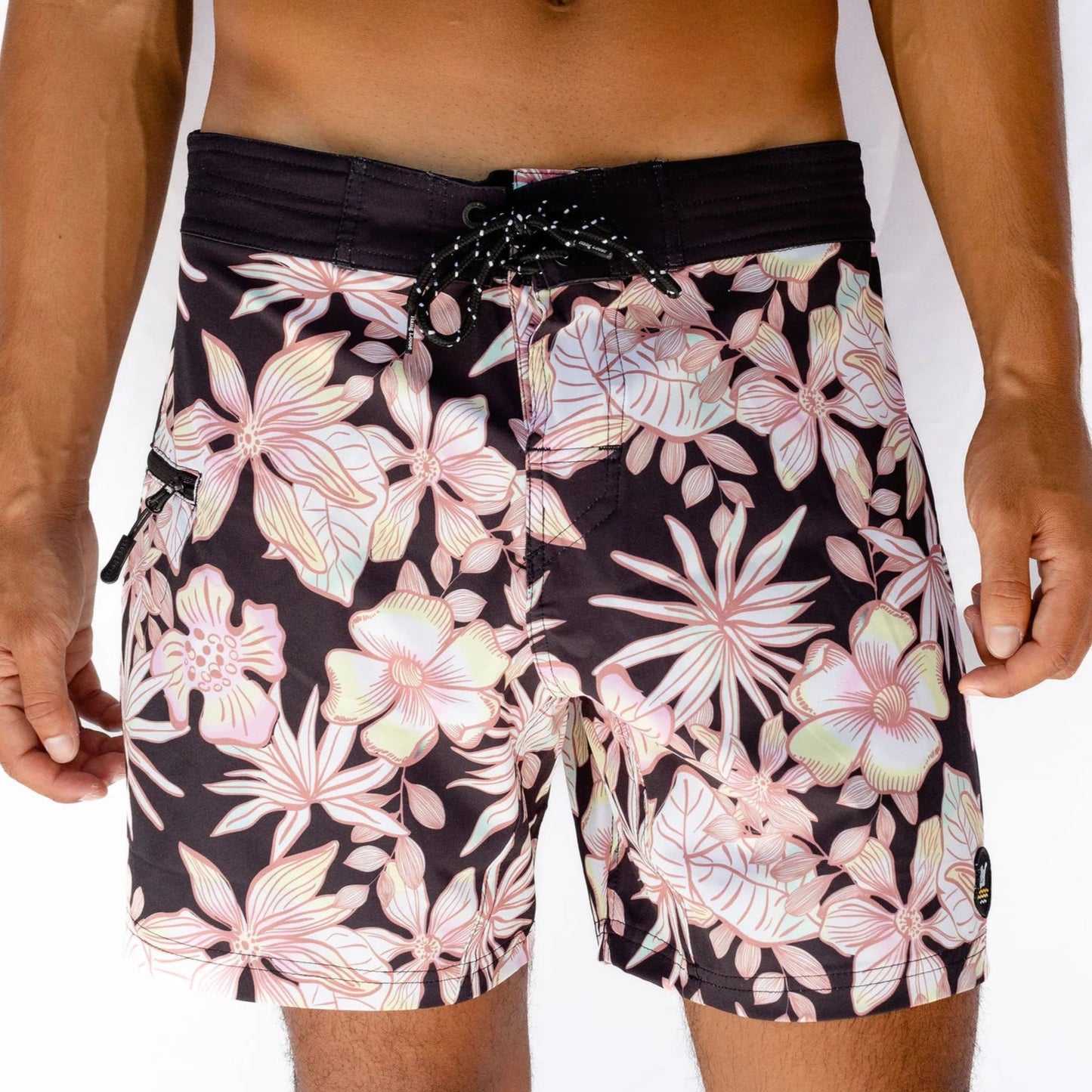 Hang Loose Dark Hour mens Boardshorts - Black Mens Boardshorts