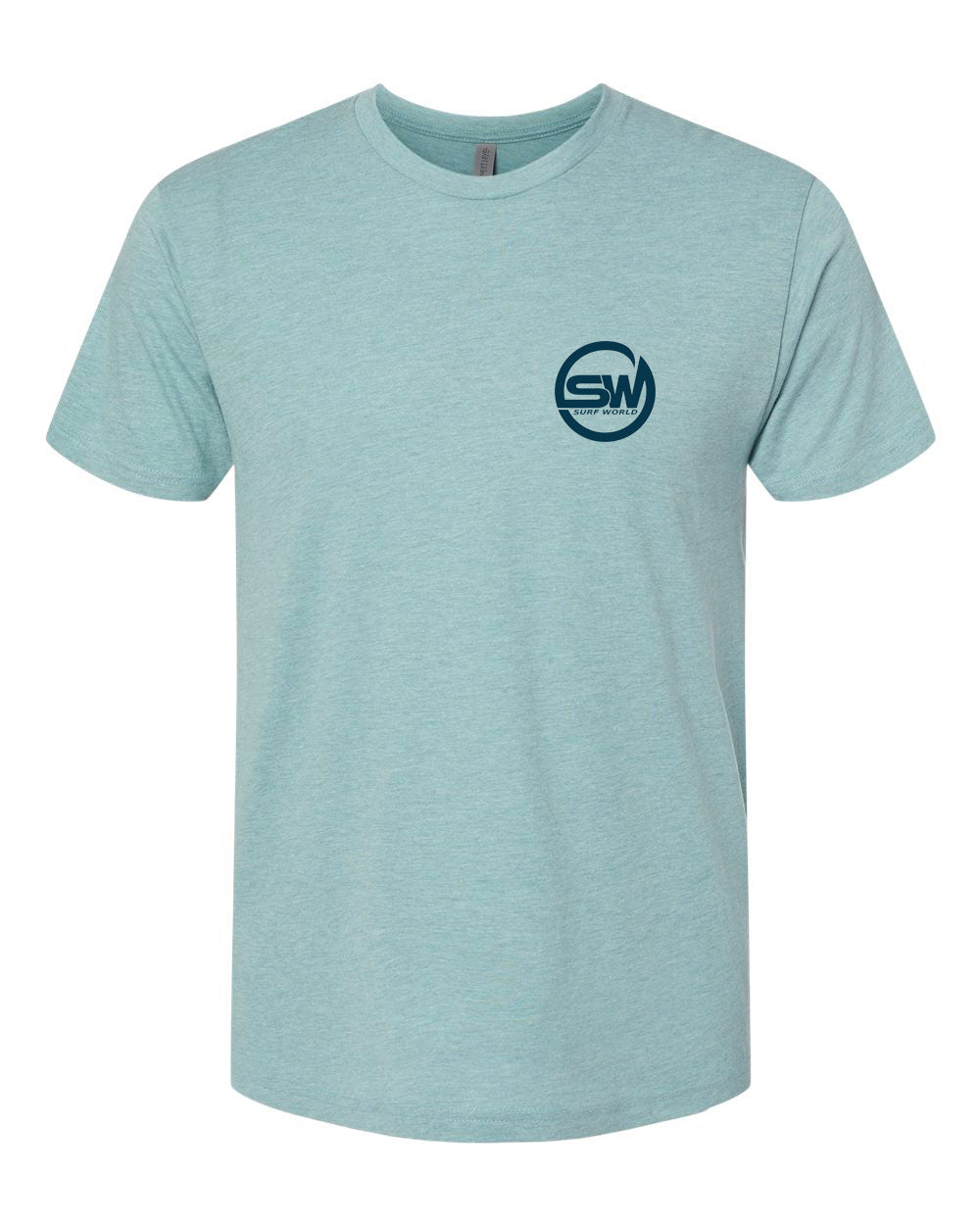 Surf World Waveroom Bungalow Tri-blend Tee - Lagoon Mens T Shirt