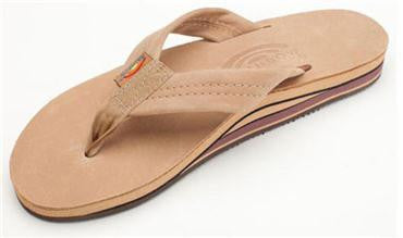 Rainbow Sandals Women's Double Layer Premier Leather with Arch Support Sierra Brown Leather 302ALTS0SRBRL Womens Footwear