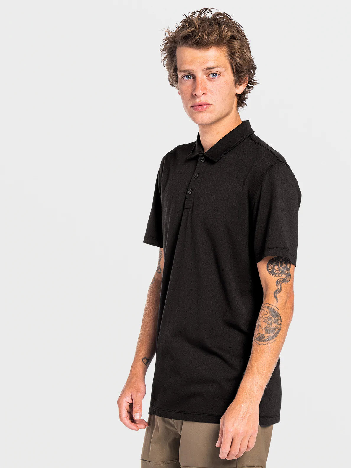Volcom Hazard Pro Polo - Black Mens Shirt