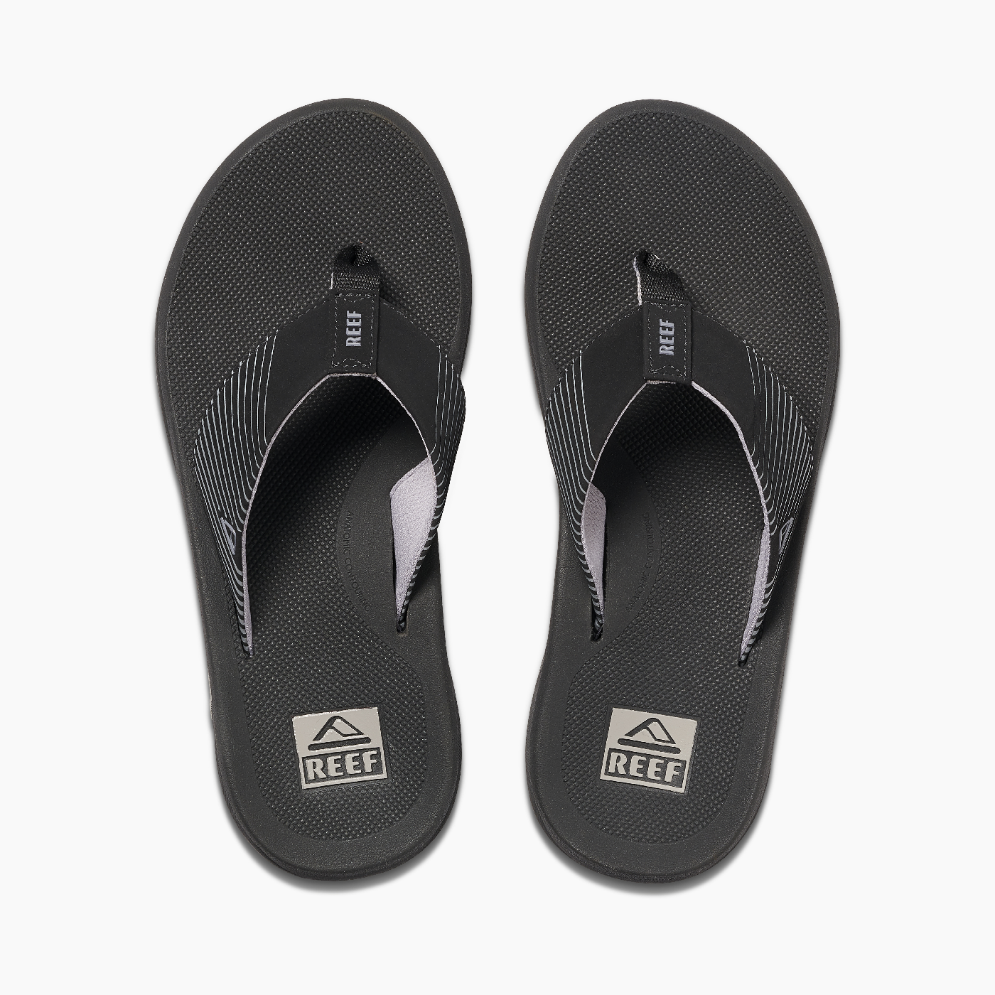 Reef Phantom II Sandals Black Mens Footwear