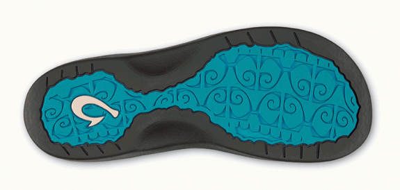 Olukai Ohana Women's Sandals Tropic Blue Dark Java Flip Flops Womens Footwear