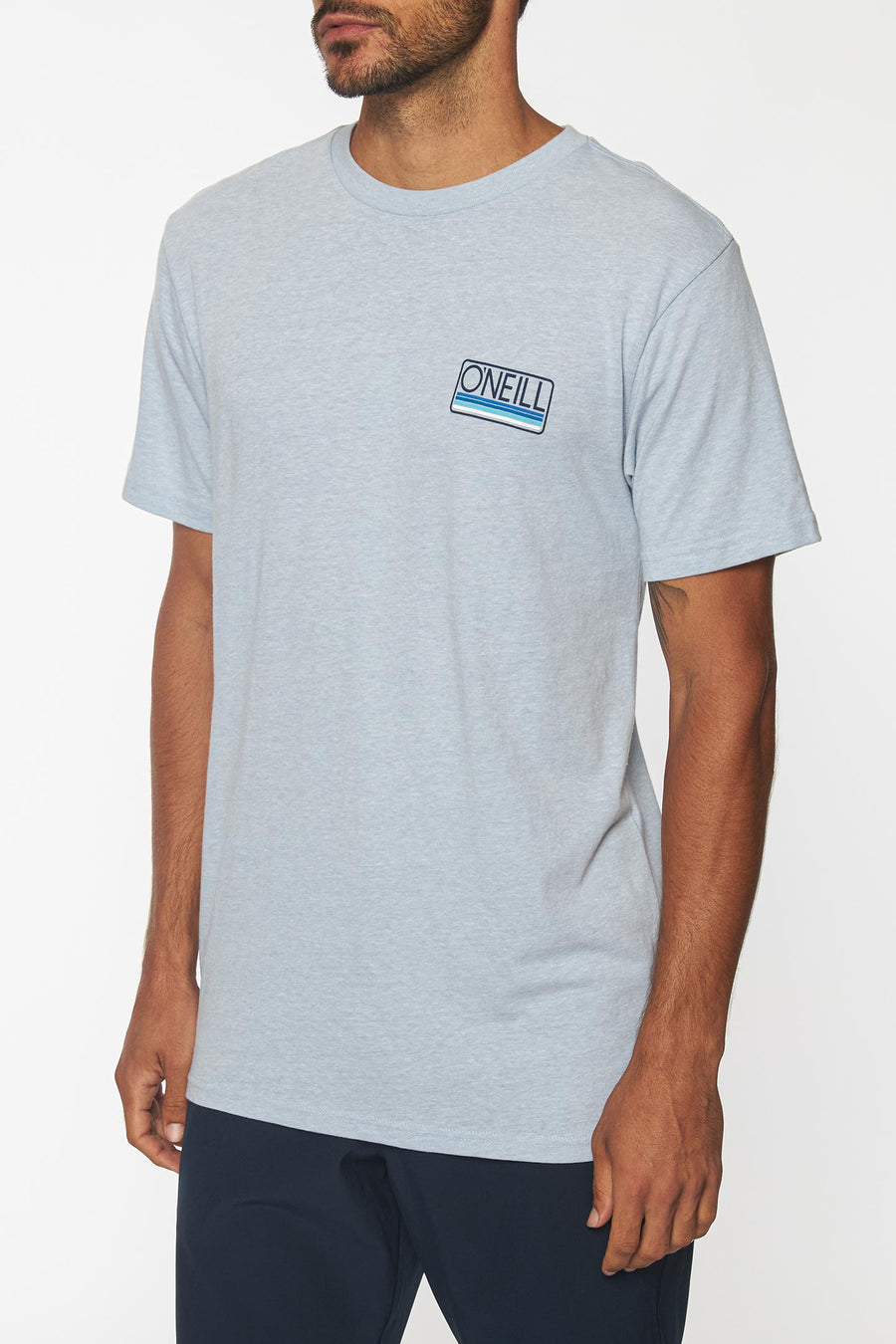 Oneill Headquarters Men's Tee Shirt - Light Indigo Mens T Shirt