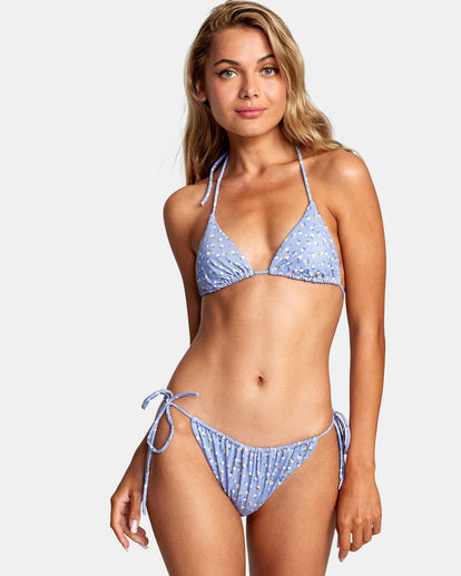 RVCA MILLE MID-RISE Medium BIKINI BOTTOM - GPU Grey Purple womens swimwear