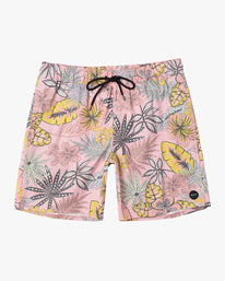 RVCA Singapore Sling Elastic Boardshorts 17"- Pale Mauve S