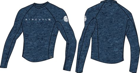 Rip Curl Dawn Patrol LS UV Rash Shirt - Marle Rashguard Sun Protection