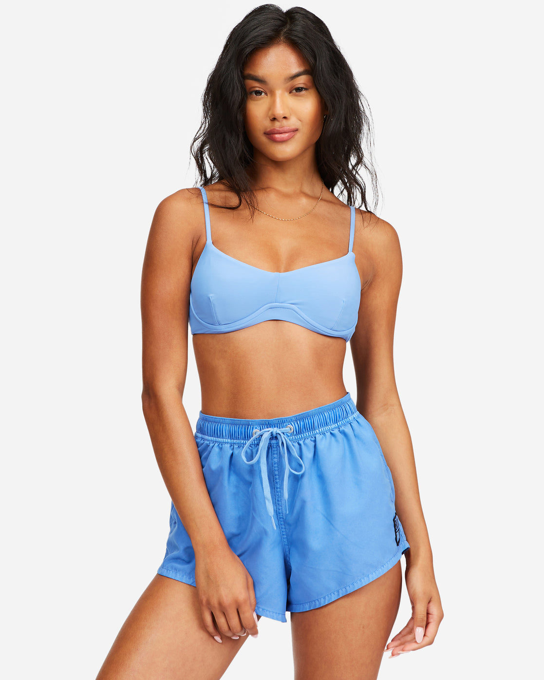 Billabong Sol Searcher Volley Womens Boardshorts womens boardshorts Surfside Blue