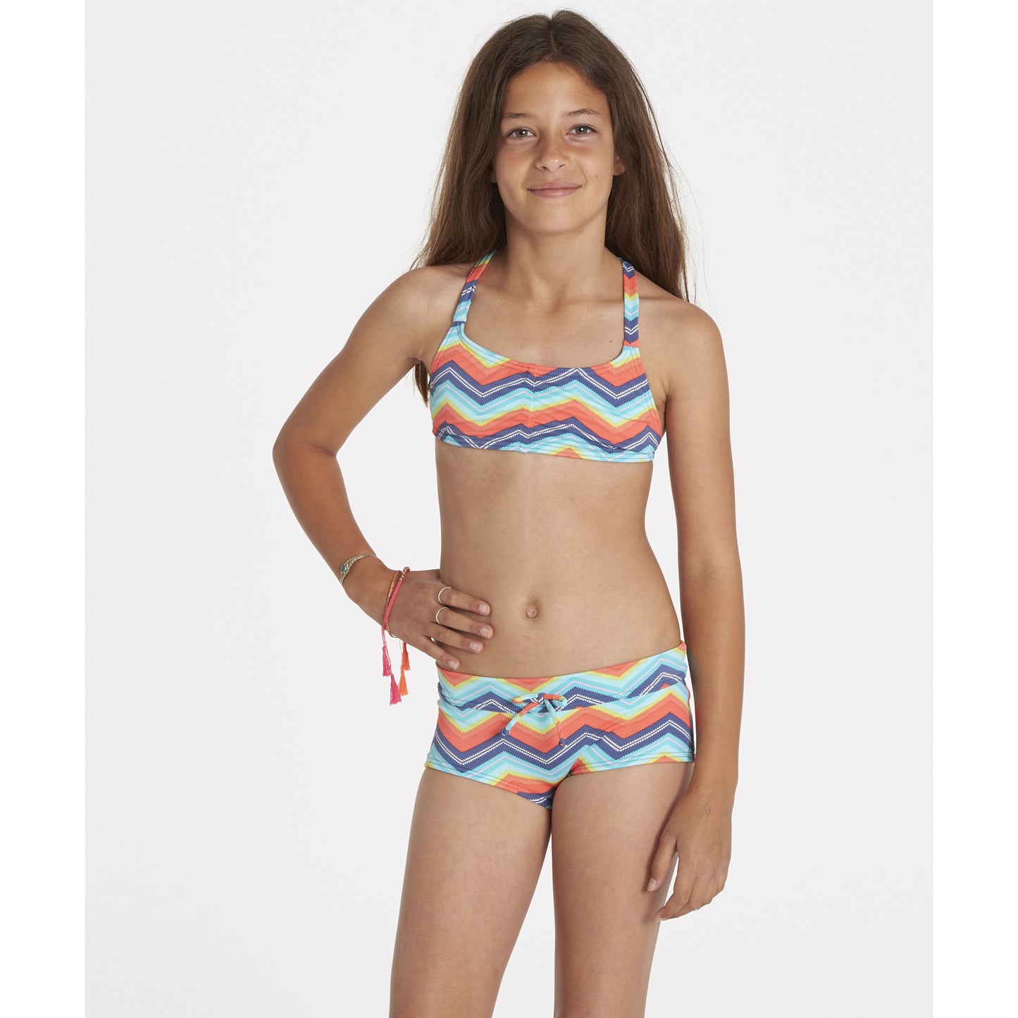 Billabong Ziggyland Tali Girls Multi Color Bikini womens swimwear