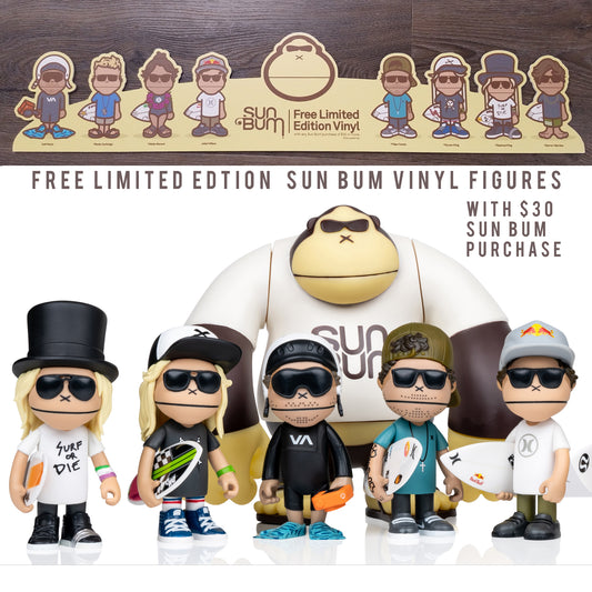 Limited Edition Sun Bum Vinyl Figures