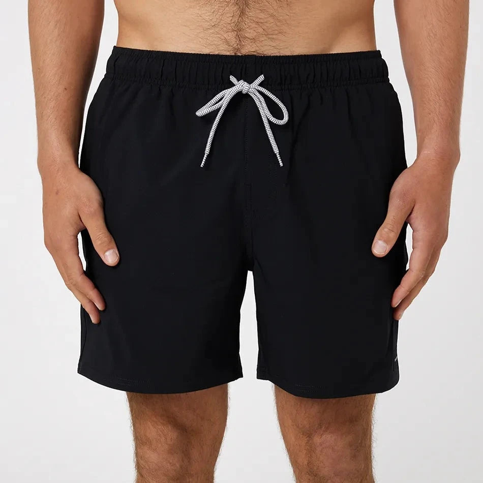 Rip Curl Daily Surf Men's Volley Elastic Shorts 16" - Black Mens Boardshorts