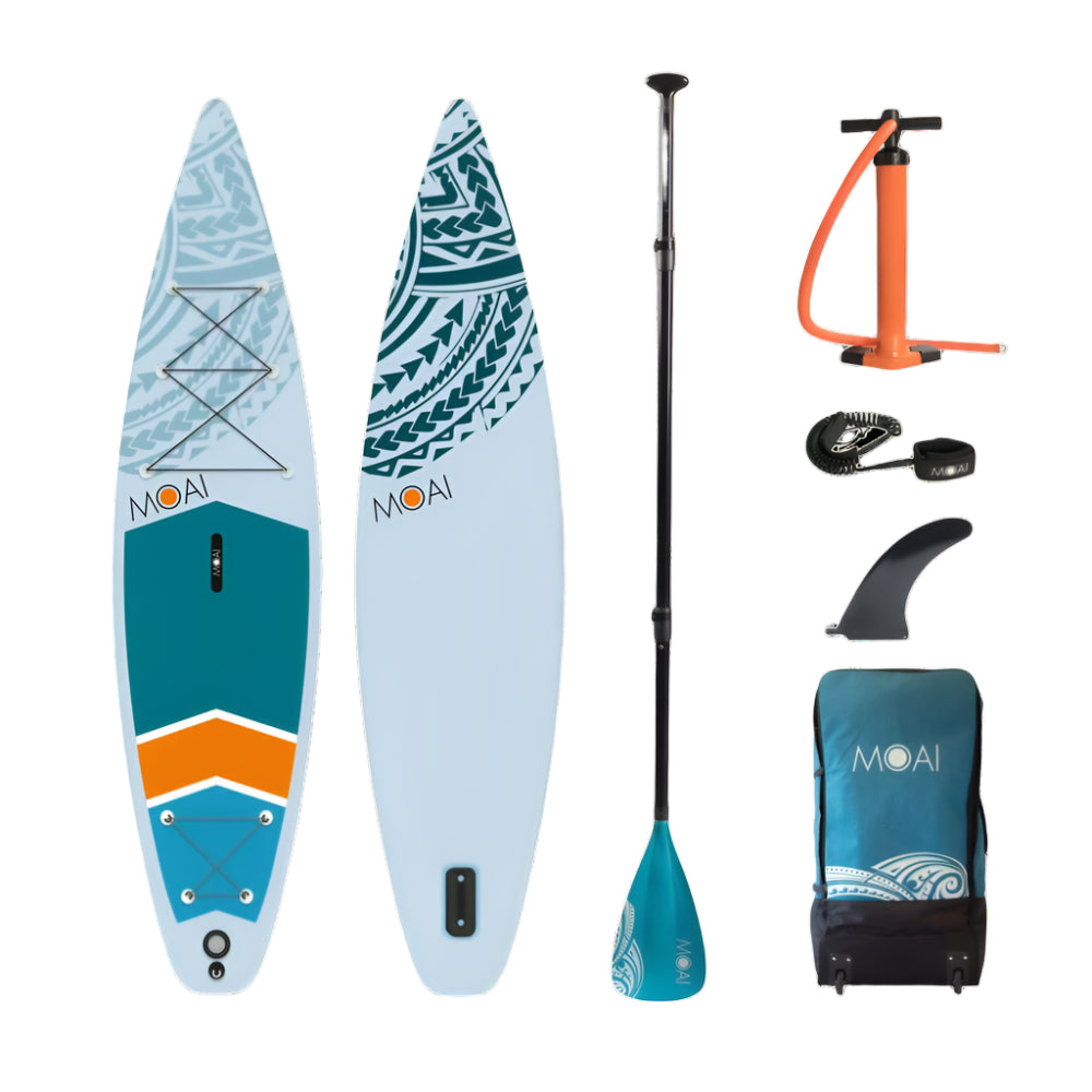 Moai Touring 11'6" x 30.7 Inflatable Paddle Board Package Inflatable SUP