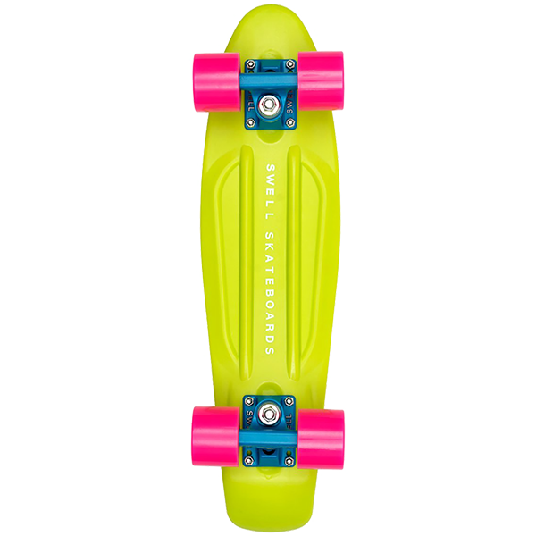 Swell Skateboards Oceans 22" - Venice Neon Complete Skateboard