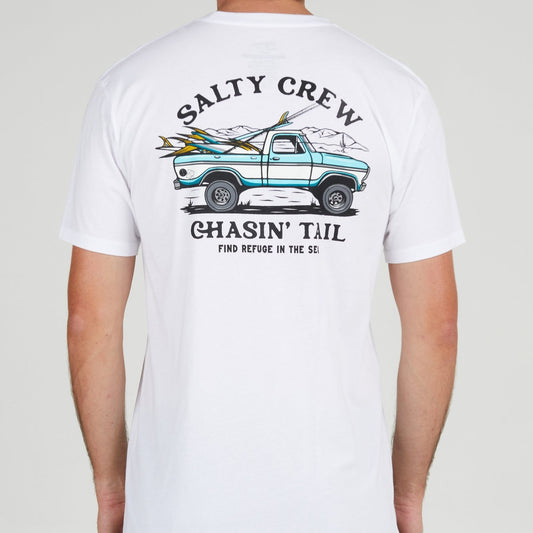 Salty Crew Off Road S/S Premium Tee - White Mens T Shirt