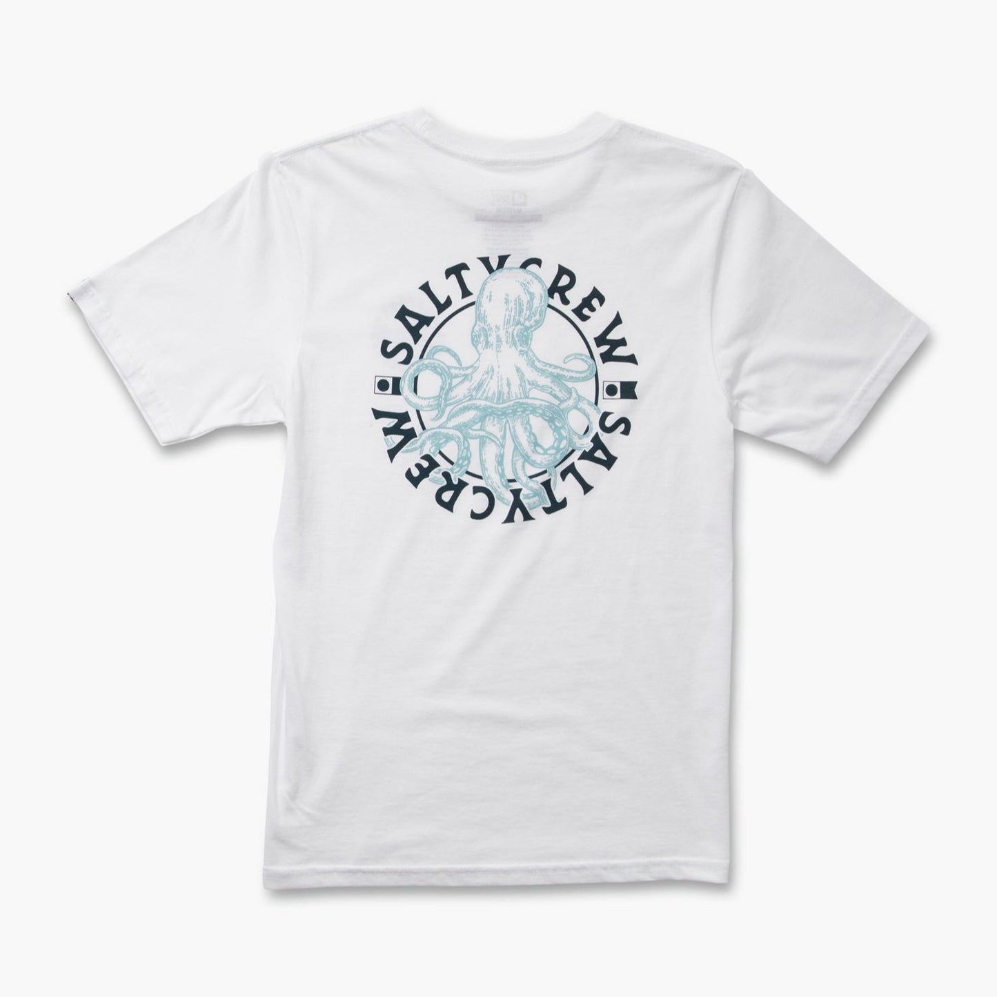 Salty Crew Tentacles Octopus Boys S/s Tee - White Boys T Shirt