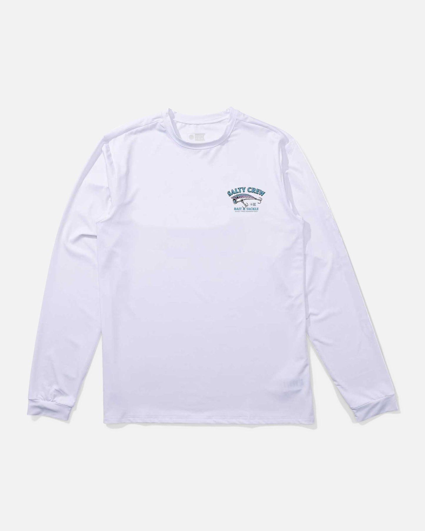Salty Crew Snag It Boys Rash Guard UPF 50+ - White boys rashguard