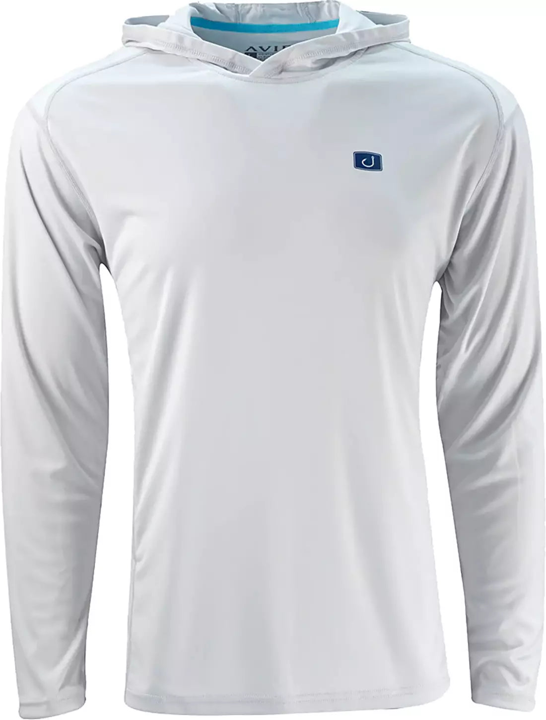 Avid Kinetic Hooded AVIDry 50+ UPF Sunshirt - White Rashguard Sun Protection