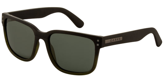 Carve Sunglasses Rivals XL Polarized - Black Olive Streak Sunglasses