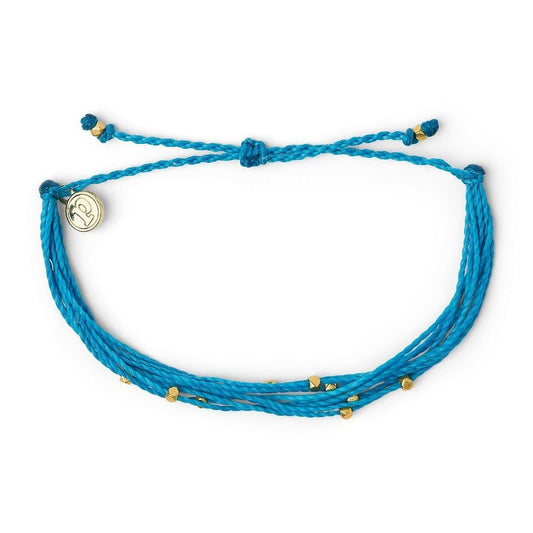 Pura Vida Gold Malibu Bracelet - New Blue Jewelry