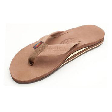 Rainbow Sandals Men's Dark Brown Premier Leather Double Layer Arch Sandal 302ALTS0DKBR Mens Footwear