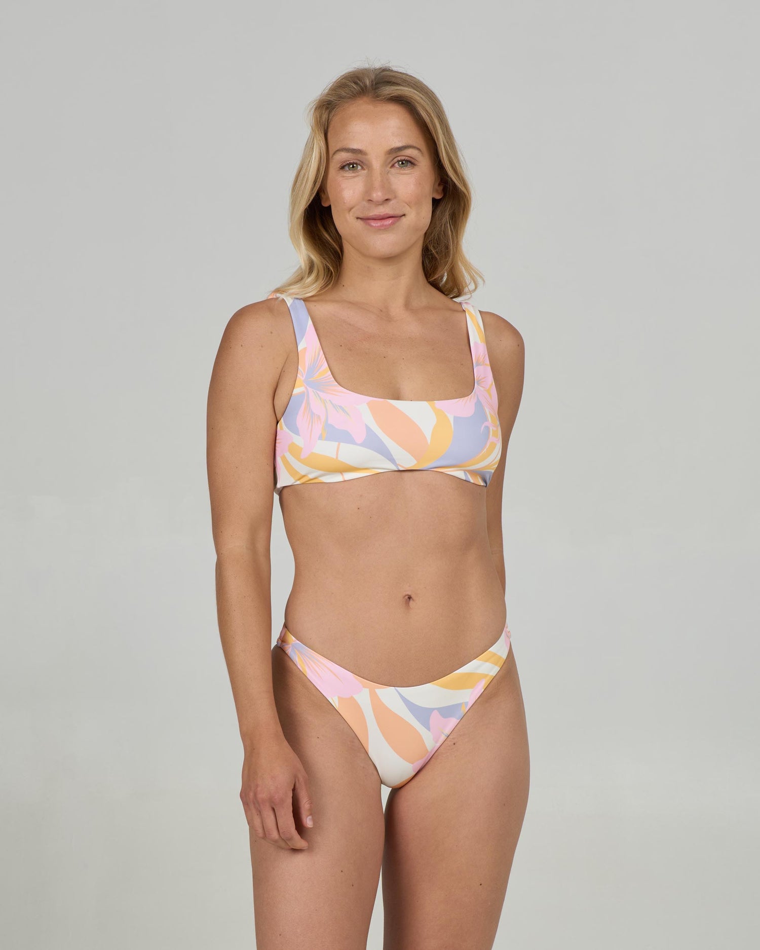 Salty Crew Bloomed Midi - Off White womens swimwear