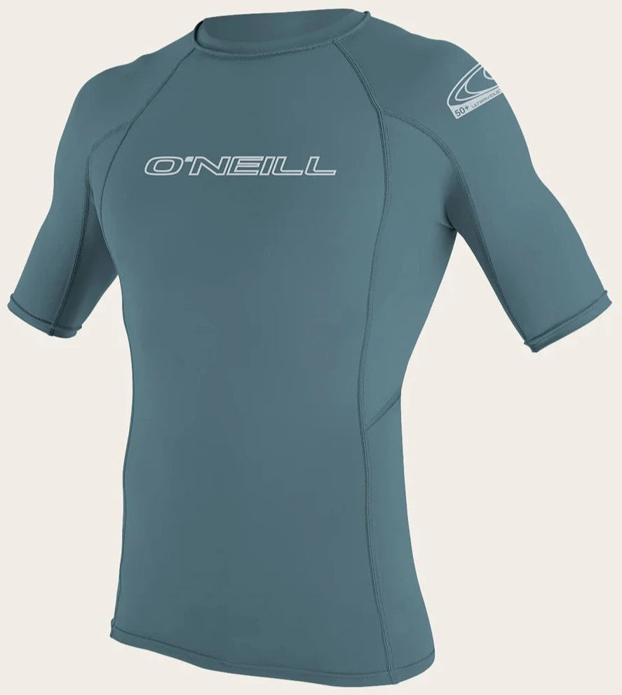 Oneill Basic Skins SS Rashguard Crew Tight Fit - Dusty Blue 3341 Rashguard Sun Protection