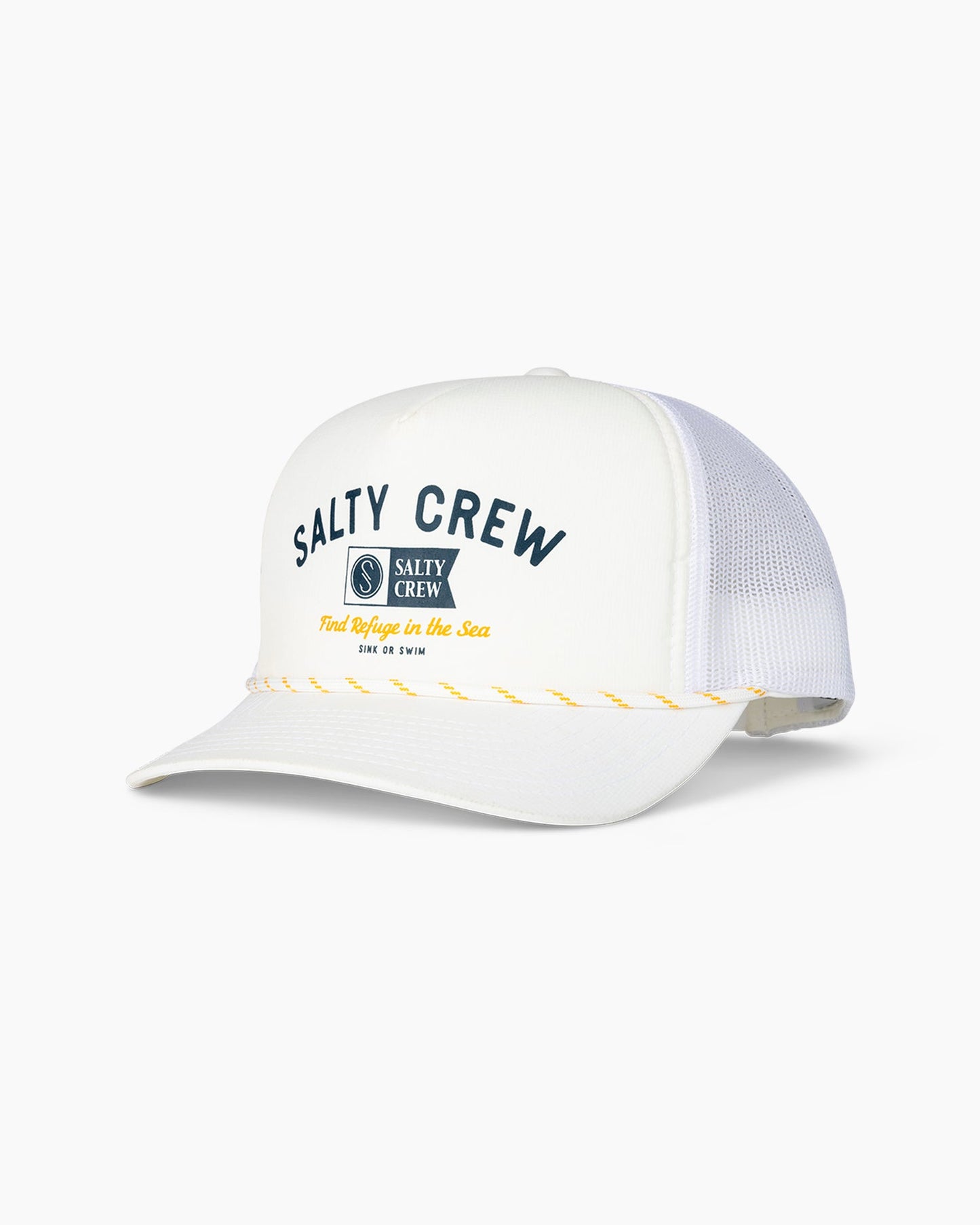 Salty Crew Surf Club Women's Trucker Hat - Off White Hats