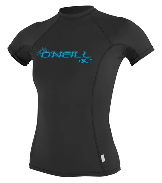 O'Neill Women's SS UPF 50+ Sun Shirt 3548 - Graphite Womens Rashguard