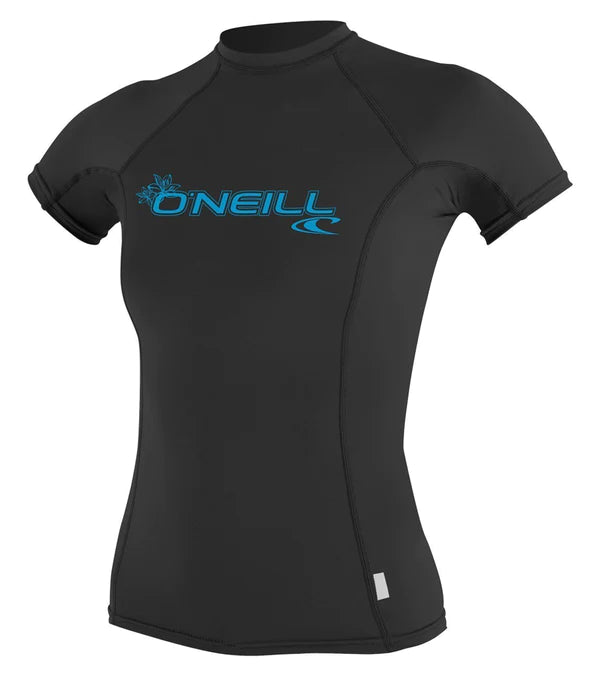 O'Neill Women's SS UPF 50+ Sun Shirt 3548 - Graphite Womens Rashguard