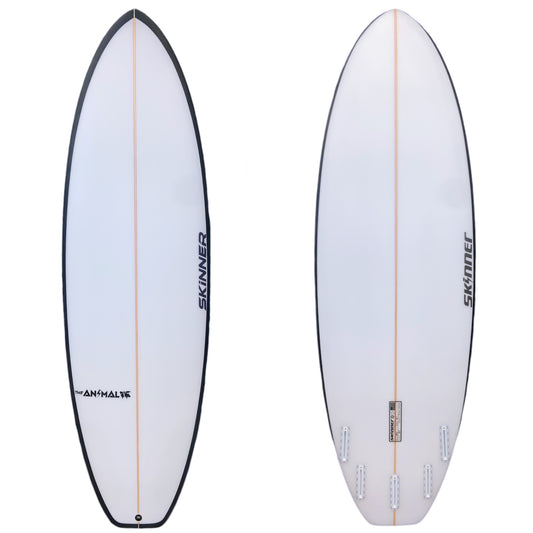 Skinner The Animal V2 5'10 x 21" x 37L Liters 5 Futures fins Poly Surfboard