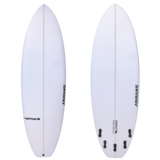 Skinner The Animal V2 5'7" x 20" x 32.5 L Liters 5 FCS fins Epoxy Surfboard