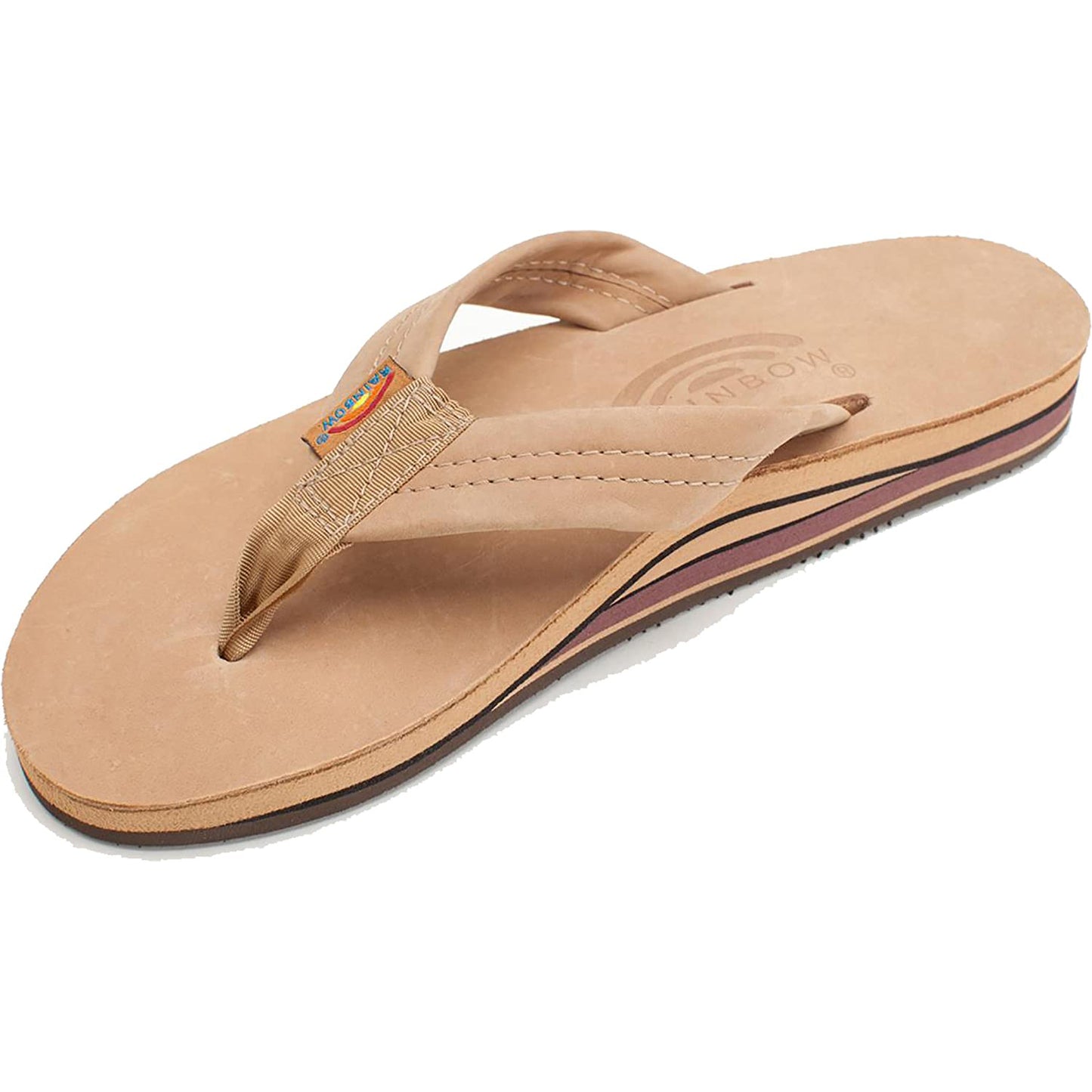 Rainbow Sandals Premier Leather Men's Double Layer w/ Arch - Sierra Brown Mens Footwear