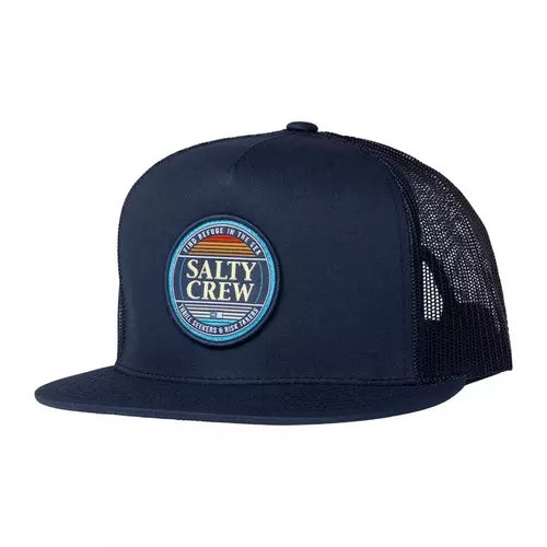 Salty Crew Simple Fade Trucker Hat - Navy Mens Hat