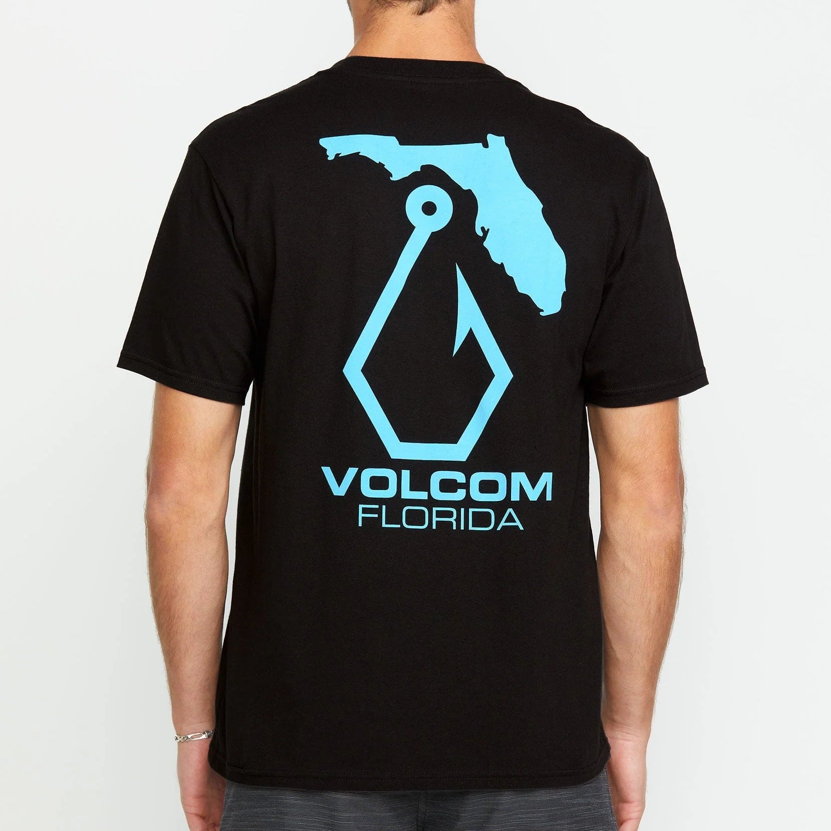 Volcom Stone Hook Florida SS Tee Shirt - Black Mens T Shirt
