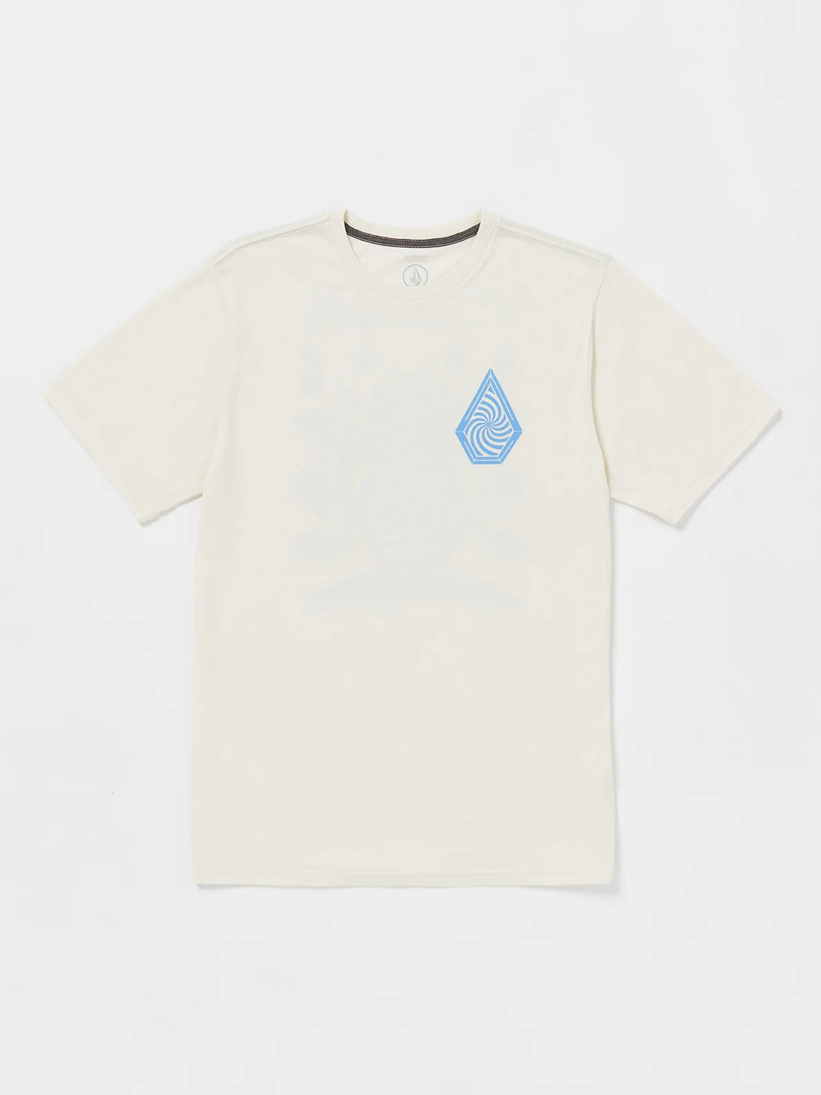 Volcom Hypnotix SS Tee Shirt - Off White Mens T Shirt