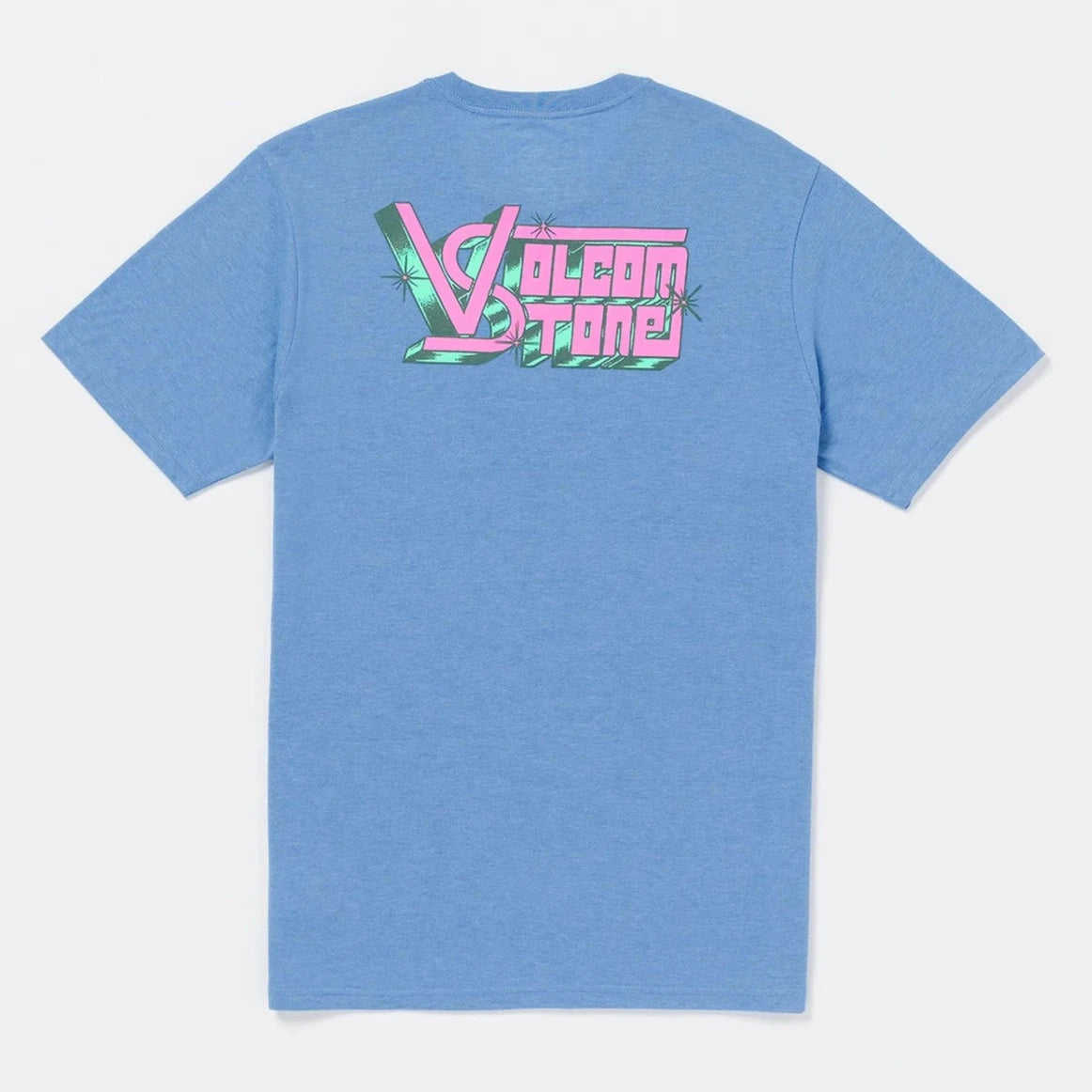 Volcom Whoops Short Sleeve Tee - Blue Heather Mens T Shirt