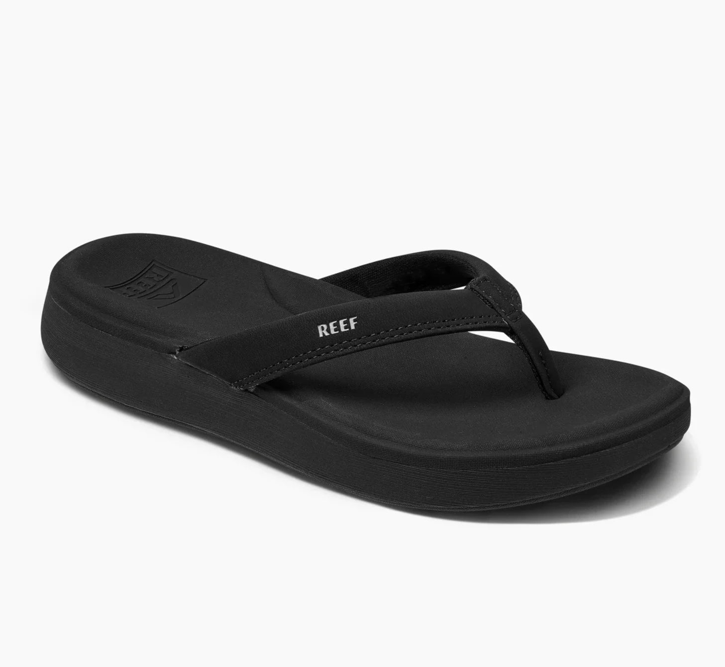 Reef Cushion Cloud Women's Sandals - Black Womens Footwear