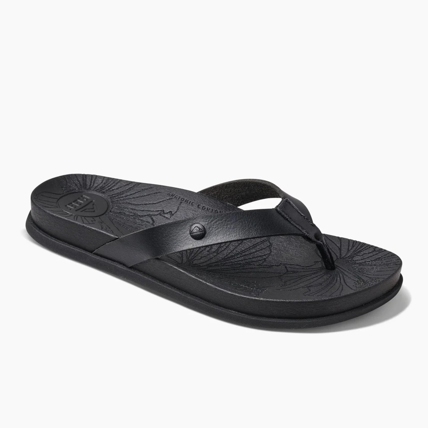 Reef Cushion Porto Cruz Women's Sandals - Black Womens Footwear